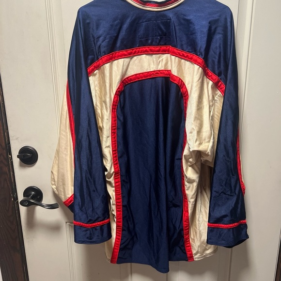 Bakka Sports Practice Jersey - Hockey Men's Blue Gold Red Used Large - Picture 6 of 9